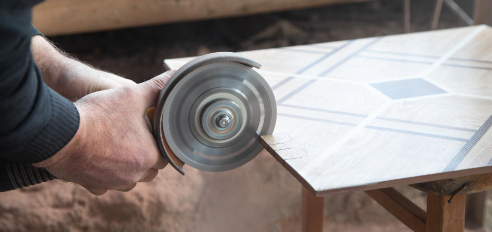 découpe du carrelage