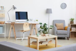 Coin bureau dans un salon : tous les conseils pour bien l’aménager