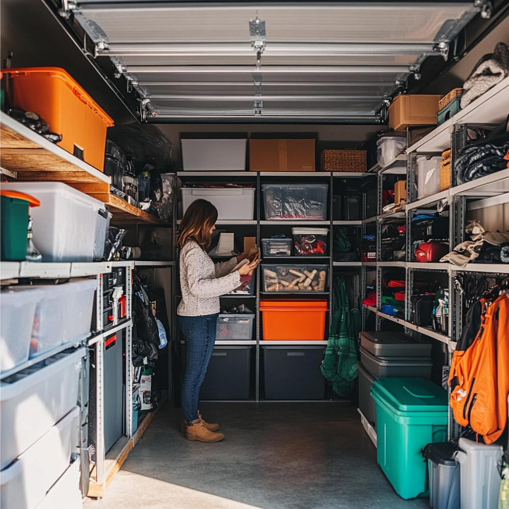 garage rangé