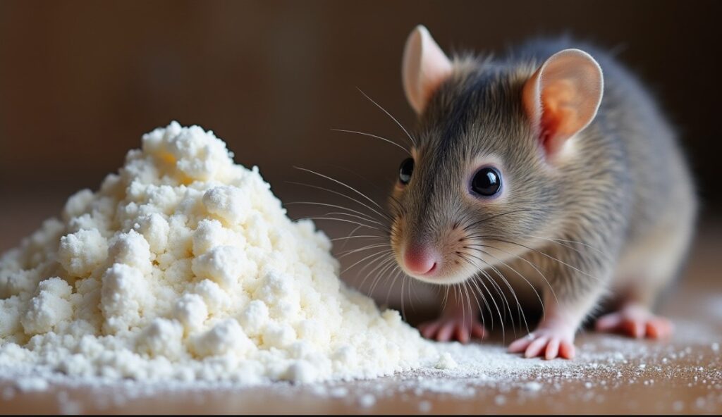 farine et bicarbonate contre les rats