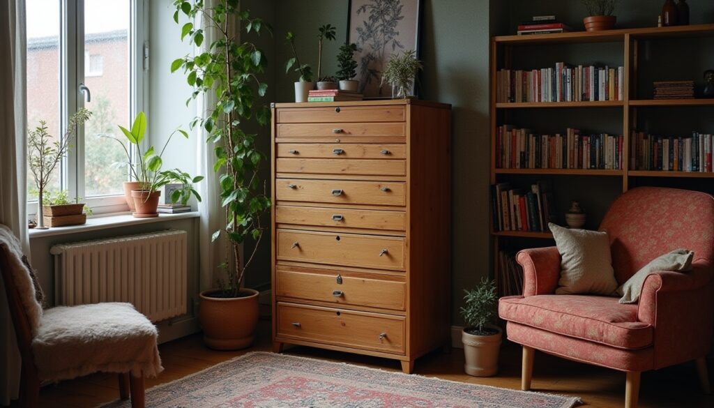 Une tour de rangement 10 tiroirs, un meuble pratique et agréable