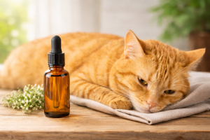 Les huiles essentielles comme répulsifs pour chat