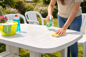 Comment entretenir une table de jardin en plastique pour prolonger sa durée de vie ?