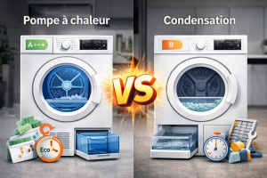 Sèche-linge : pompe à chaleur ou condensation ?