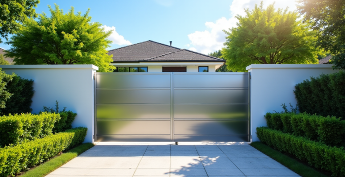 installer un portillon en aluminium pour sécuriser votre propriété