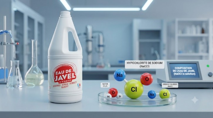 Formule chimique de l’eau de javel
