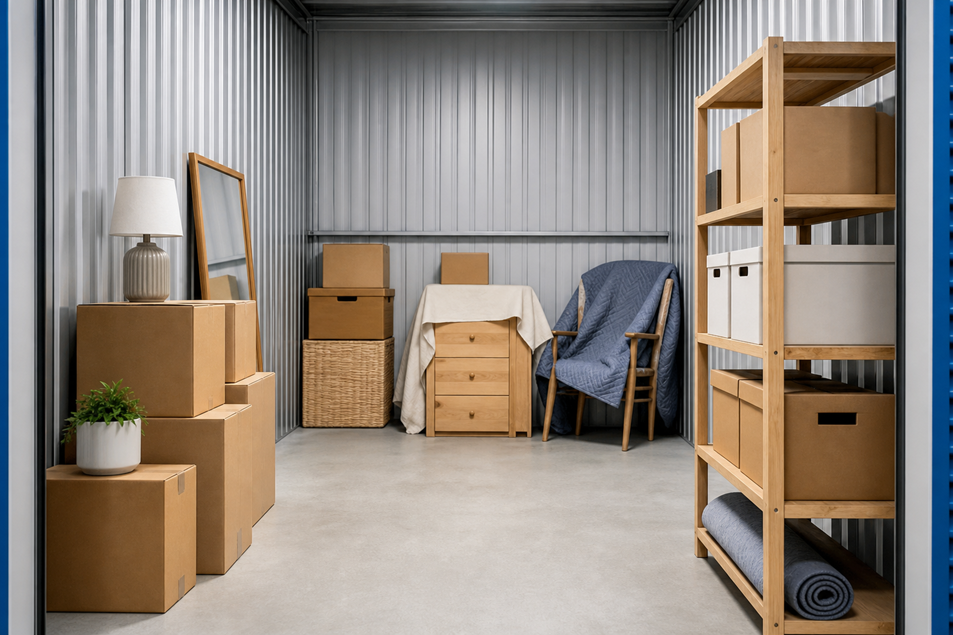 Le stockage temporaire offre un délai supplémentaire pour décider du devenir des biens sans bloquer le débarras.