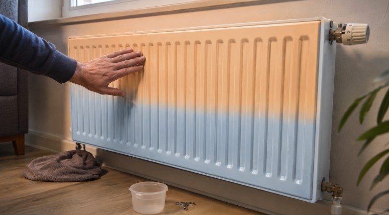 Radiateur froid en bas
