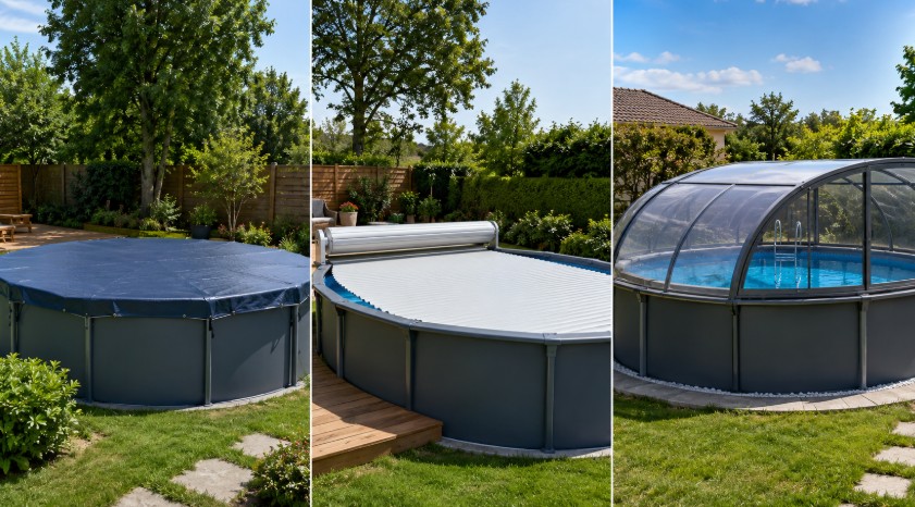 couvrir une piscine hors-sol