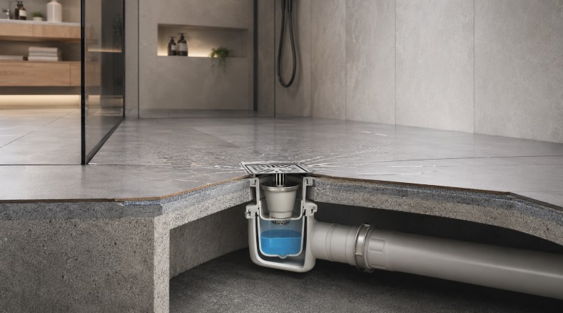 siphon anti-odeur pour douche italienne