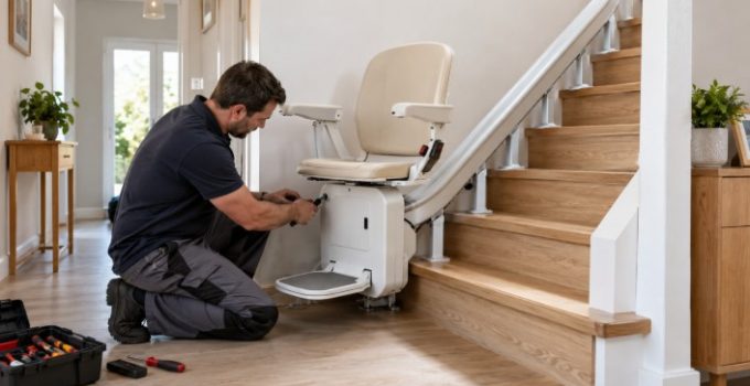 installation monte-escalier