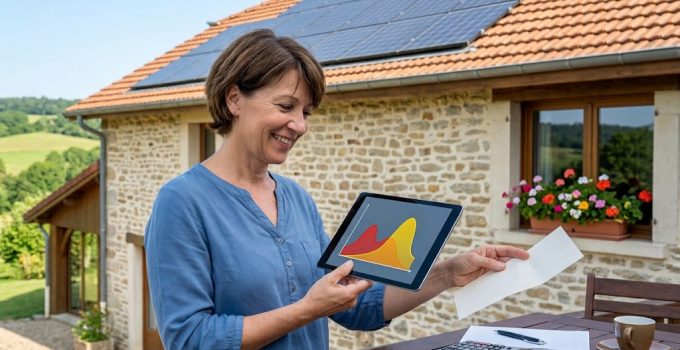 Économies avec des panneaux solaires